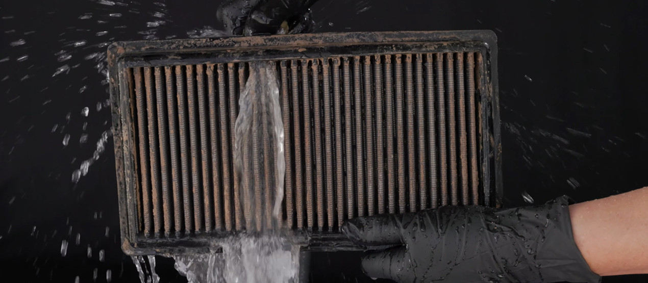 Мытье или чистка противопыльного салонного фильтра