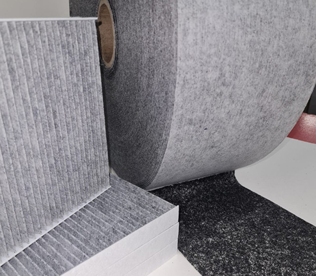 Нетканый угольный фильтровальный материал