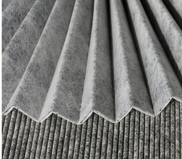 Нетканый угольный фильтровальный материал