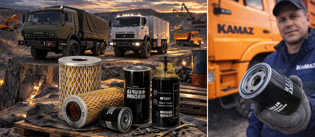 Фильтры на камаз 5350