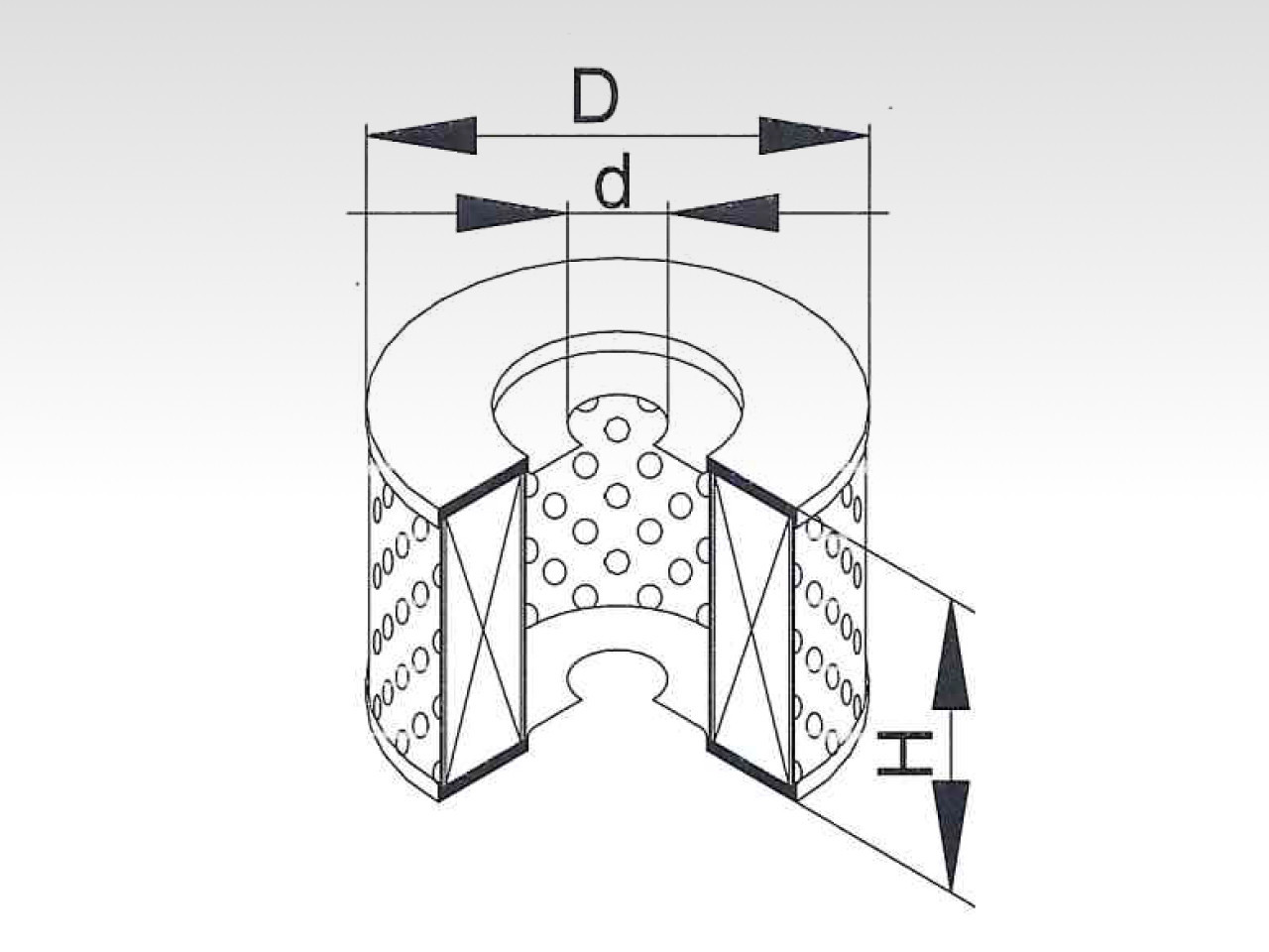 Фильтр для тепловозов и судов, Масляный фильтр фильтр NEVSKY FILTER NF1719
