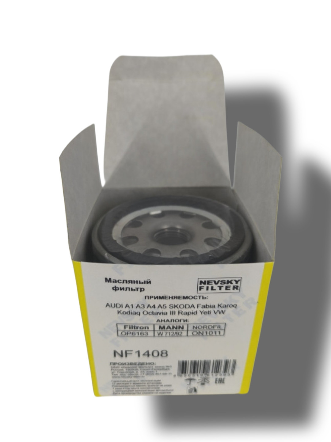 Масляный фильтр фильтр NEVSKY FILTER NF1408