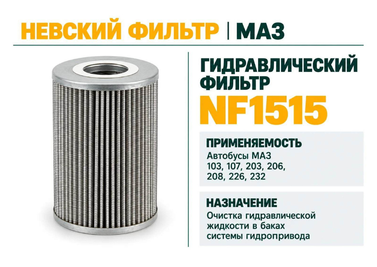 Гидравлический фильтр фильтр NEVSKY FILTER NF1515